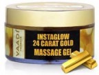 Vaadi Herbal 24 Carat Gold Massage Gel - 24 carat Gold Dust & Grape Seed Extract 50 gm
